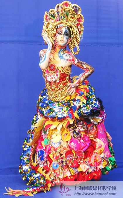 夢幻妝作品_2011國際人體彩繪節(jié)